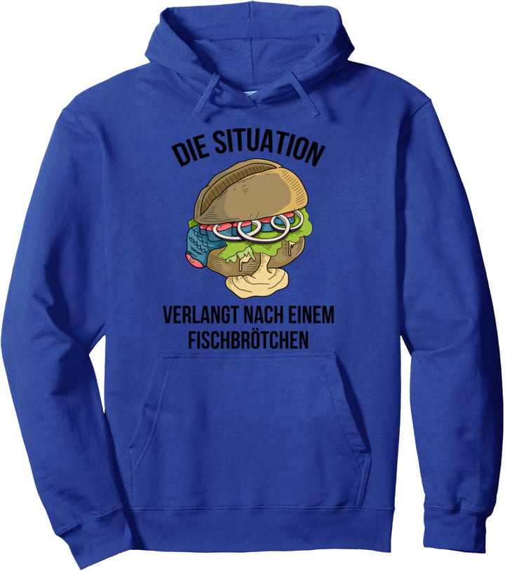 Fischbrötchen Norddeutschland Plattdeutsch Ostsee Möwen Pullover Hoodie