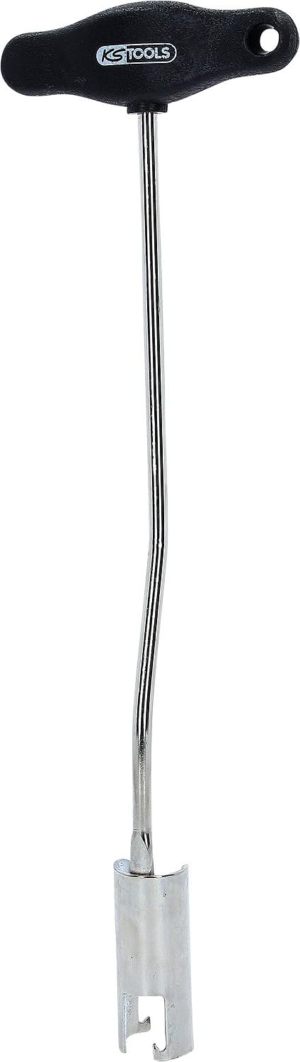 KS Tools 500.7530 T-Griff-Zündkerzenstecker-Abzieher, gebogen, lang