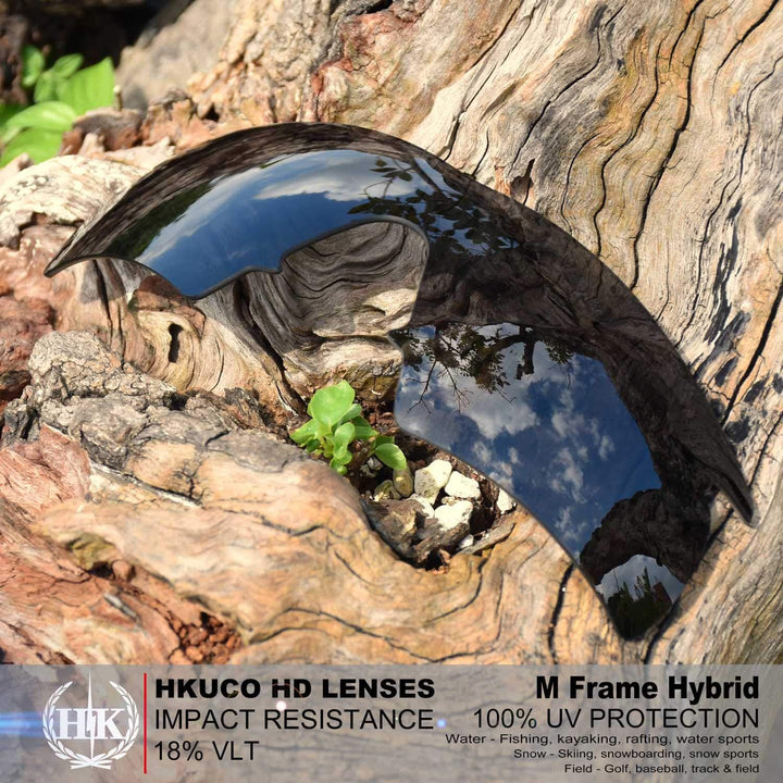HKUCO Plus Mens Replacement Lenses For Oakley M Frame Hybrid - 3 pair