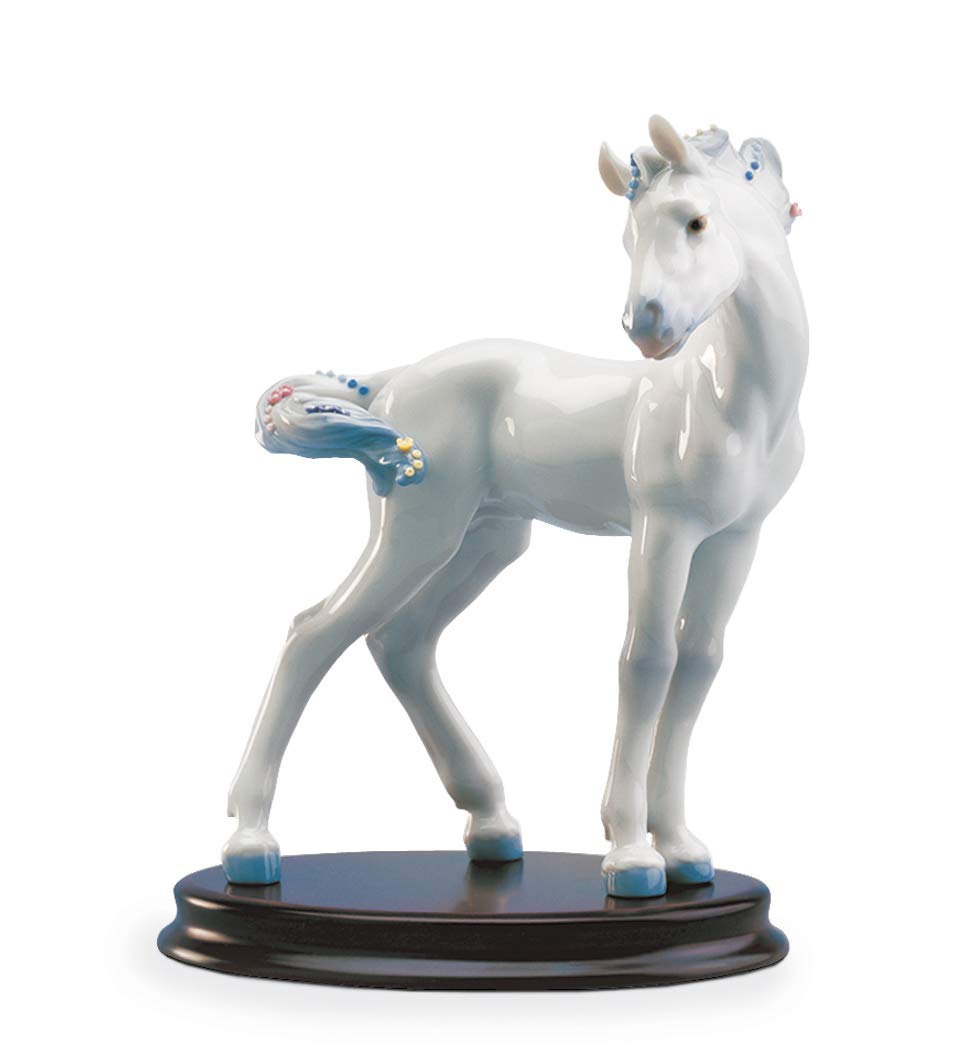 LLADRÓ Figur Das Pferd. Pferd. Porzellan.