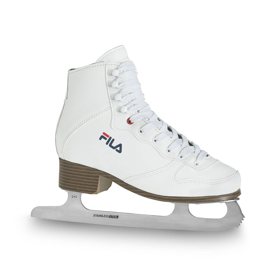 FILA Damen Eve Ace Kunstlaufschlittschuh Eiskunstlauf & Eislaufen | Edelstahlkufe | Starker Halt & h
