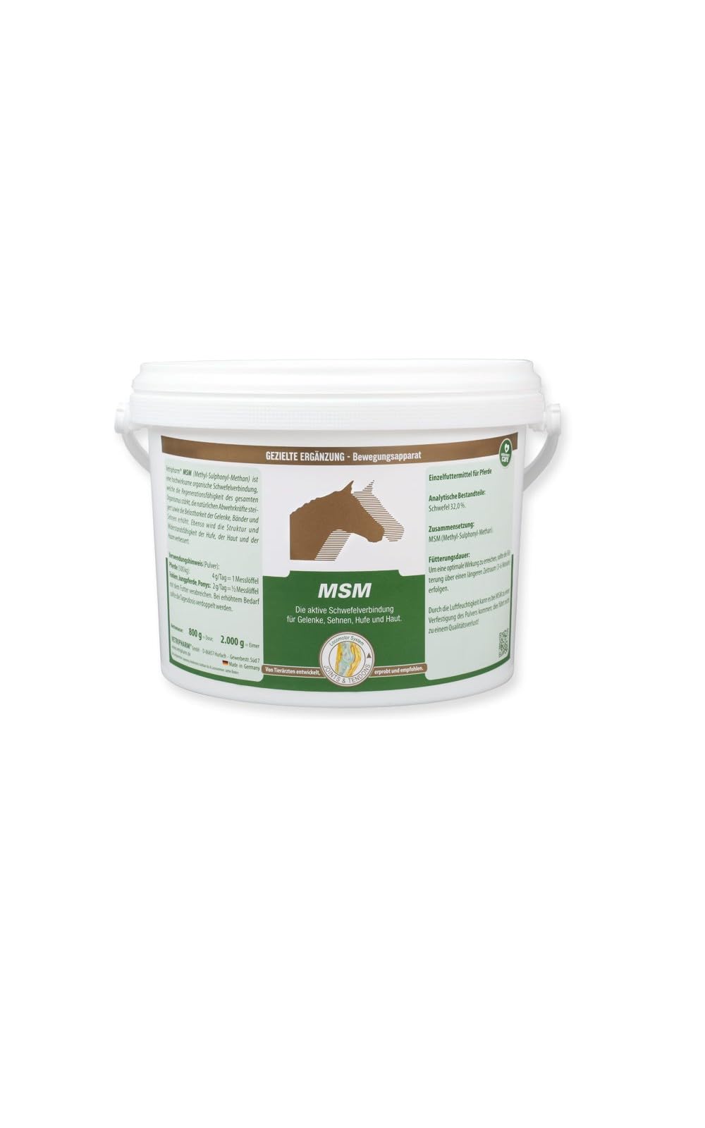 Vetripharm MSM 2 kg Eimer