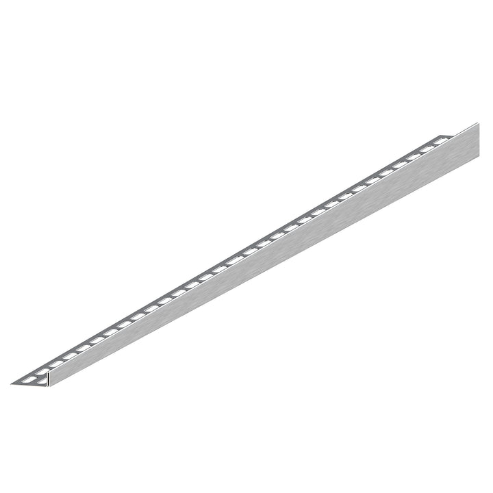 Aquabad Edelstahl Gefälleprofil Clive für begehbare Dusche 120cm, linksversion, Kantenhöhe 14mm 120c