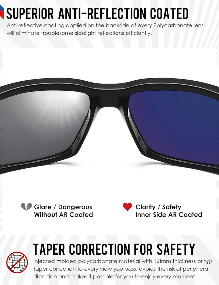 BlazerBuck Anti-salz Polarisierte Ersatzgläser für Oakley Gascan Smaragdgrün Polarisiert - [Polycarb