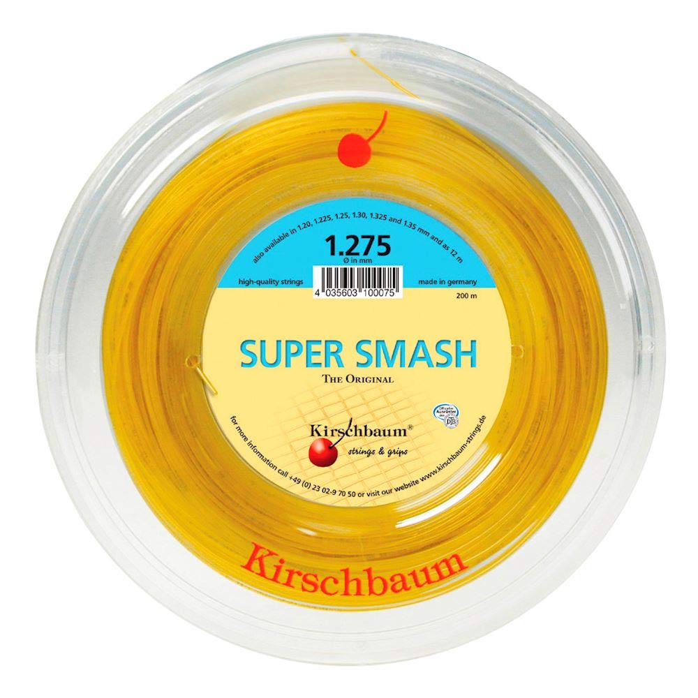 Kirschbaum Super Smash String Reel 200m Gelb, 200m Gelb