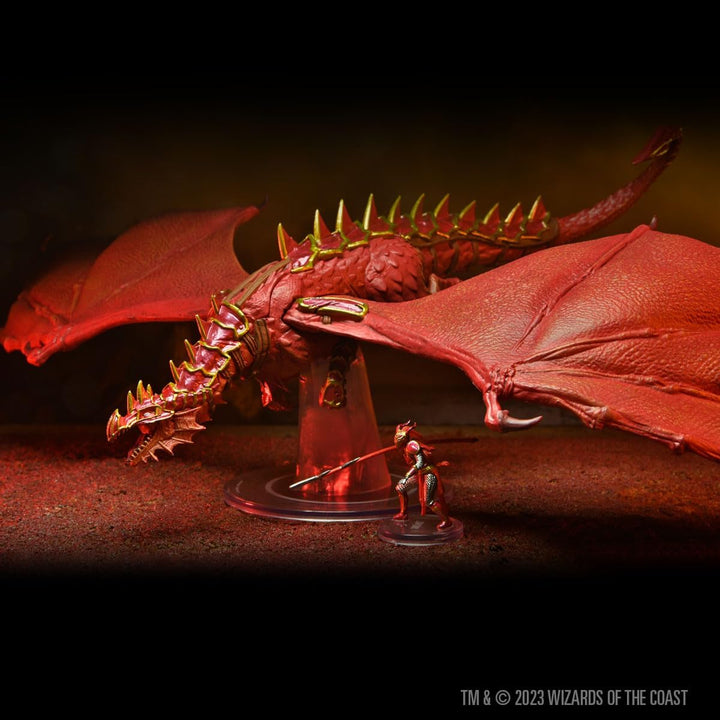 WizKids D&amp;D Icons of the Realms: Dragonlance – Rote Ruine &amp; Roter Dragonnel (Set 25) Dungeons and Dr