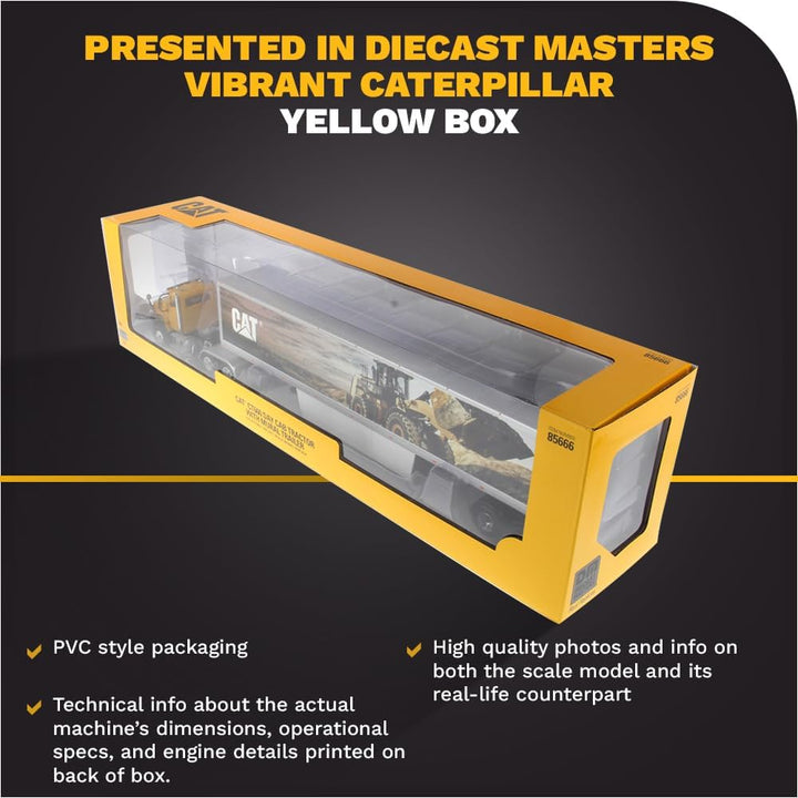Diecast Masters 85666c - Cat CT660 mit Cat Mural Trailers, Massstab 1:50, ab 14 Jahren, in Displayfe
