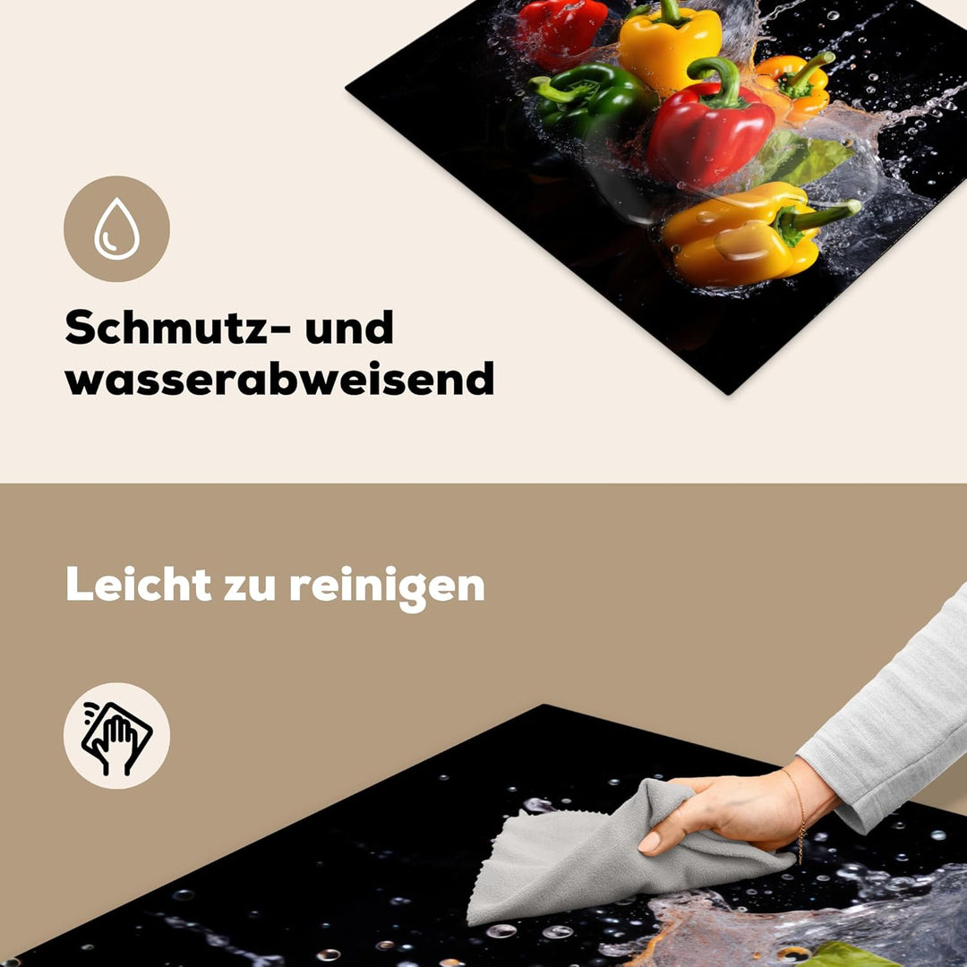 KitchenYeah© Herdabdeckplatte Einteilig Herdabdeckung Abdeckplatte für Ceranfeld Abdeckung Induktion