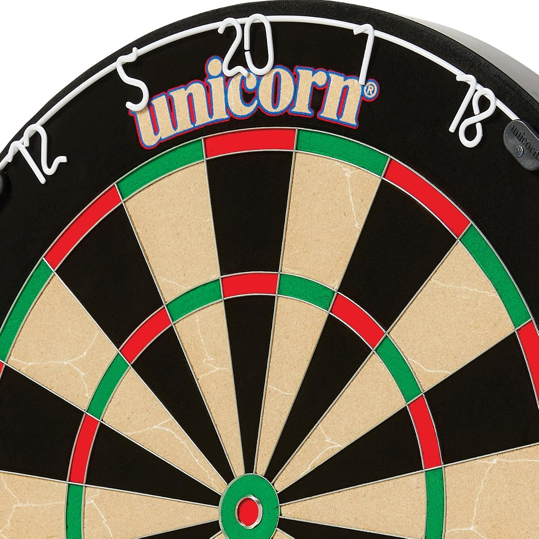 Unicorn Eclipse Pro Dartscheibe mit 2 Borsten und professionellem Sisal und High Definition Spider,