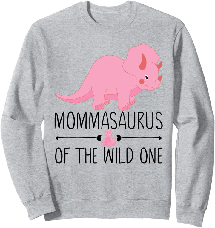 Mommasaurus Trex Momma Saurus Dinosaur Mom Baby T-rex Gift Sweatshirt