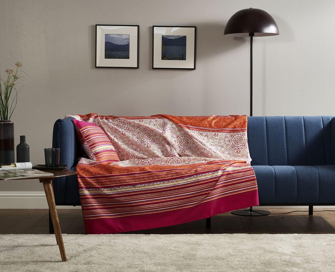 Bassetti Foulard, Baumwolle, ROT, 270x270
