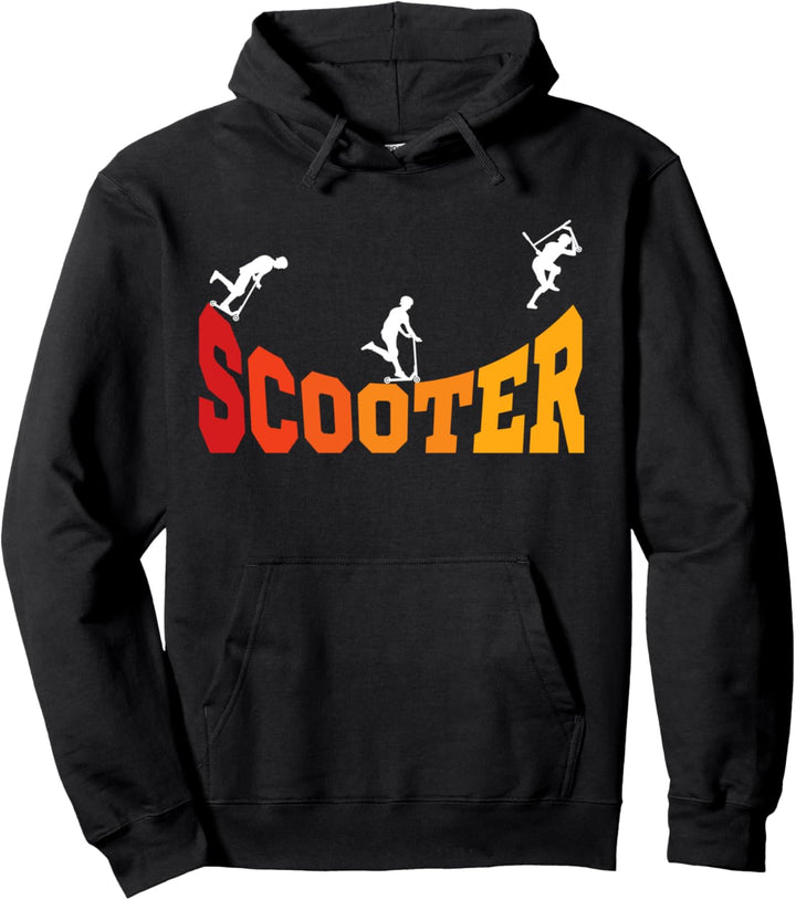 Scooter Roller Stunt Tretroller Jungen &amp; Kinder Pullover Hoodie