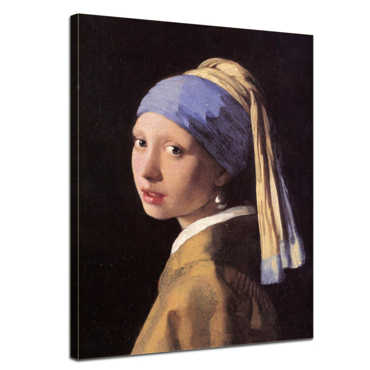 Bilderdepot24 Bild auf Leinwand | Jan Vermeer Das Mädchen mit dem Perlenohrgehänge in 50x70 cm als W