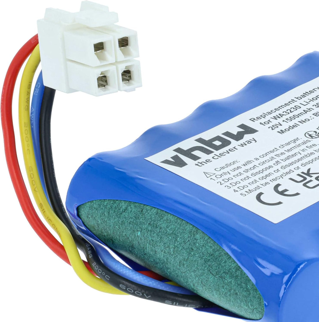 vhbw Akku kompatibel mit Ferrex 800m2 2021, 800m2 Rasenroboter Rasenmäher (1,5Ah, 20V Li-Ion)