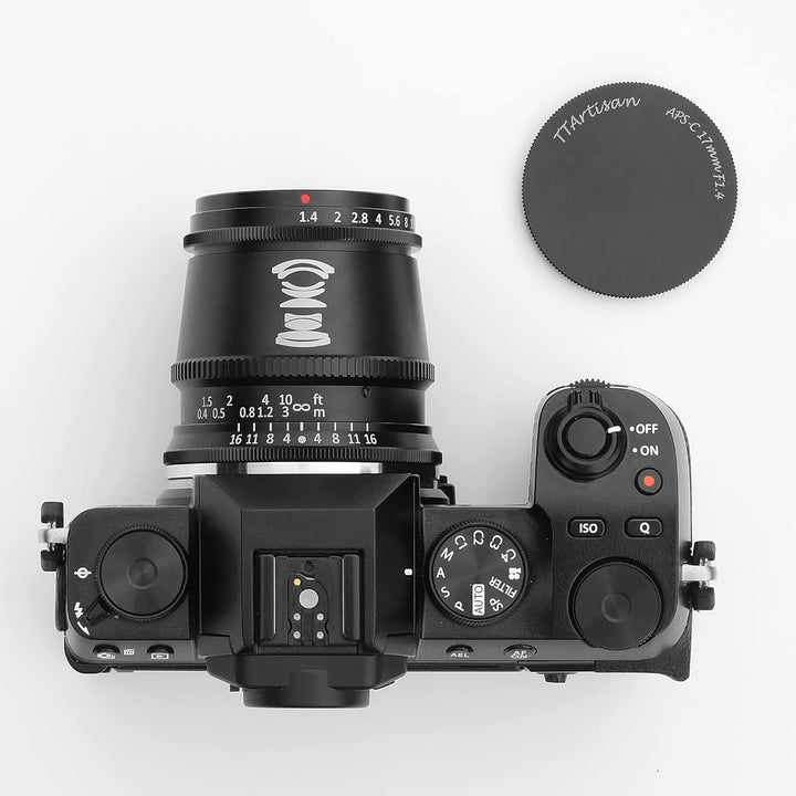 TTArtisan 17mm F1.4 APS-C Wide Angle and Large Aperture Camera Lens for Fuji X-Mount