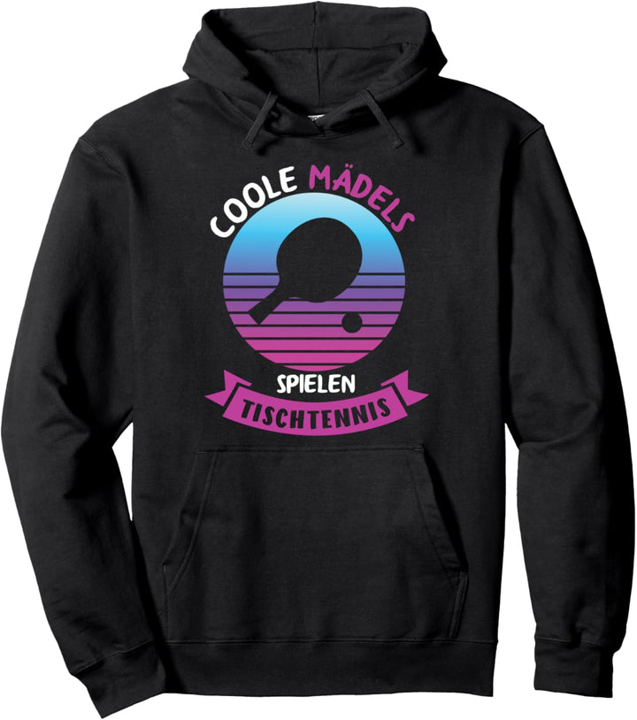 Tischtennis Sprüche Lustig Ping Pong Schläger Design Pullover Hoodie