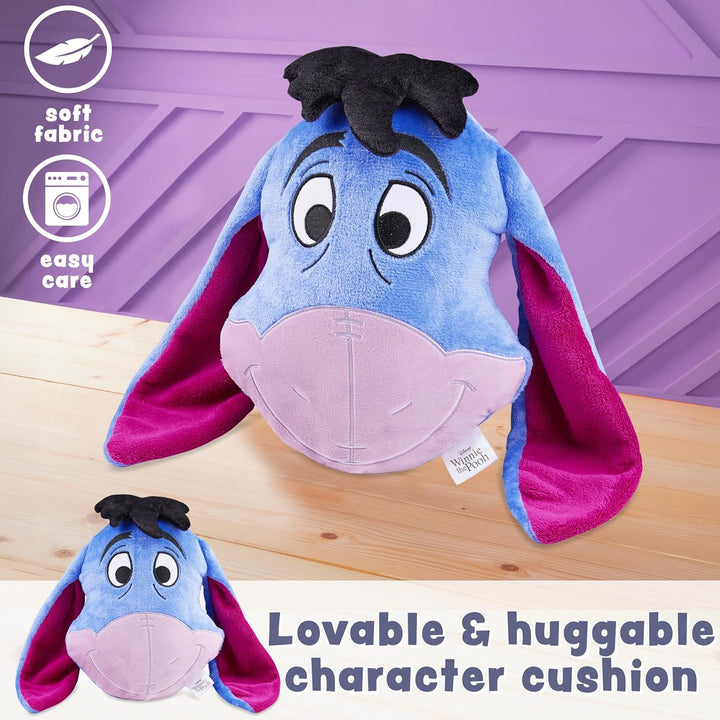 Disney Stitch Kuscheltier Plüsch Kissen, 3D Deko Kissen, Weiches Kuschelkissen für Sofa oder Bett, G