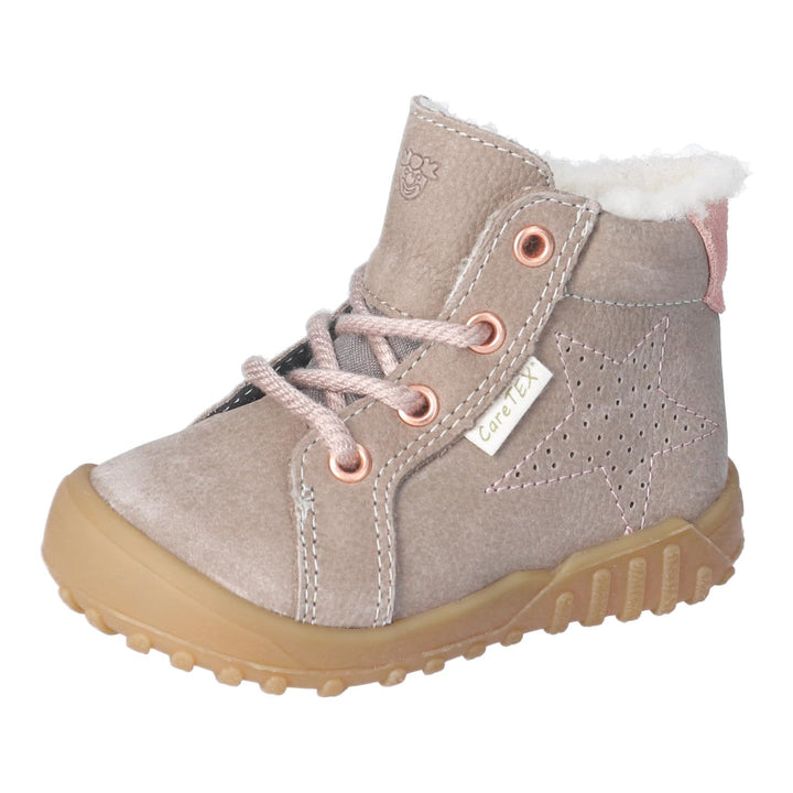 RICOSTA Mädchen und Jungen Winterstiefel Denny, Kinder Lauflernschuhe, Weite: Weit, CareTEX, terraca