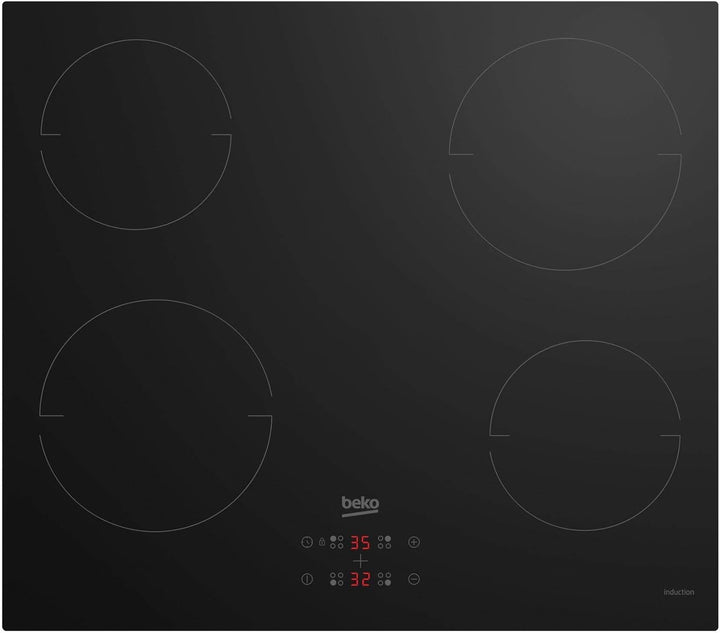 Beko hii 64401mt Hob Black Built-in Zone Induction Hob, 18 centimeters