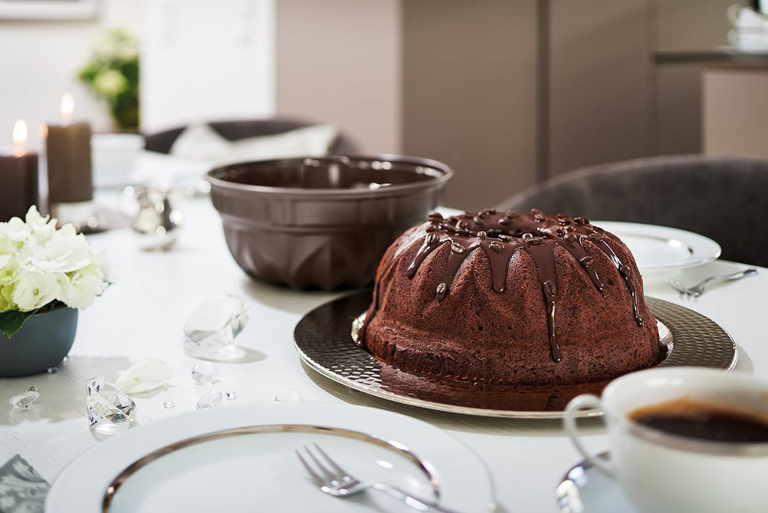 Dr. Oetker Gugelhupf Ø 25 cm BACK-EDITION, runde Backform mit Auslaufschutz, Bundform mit Antihaftbe