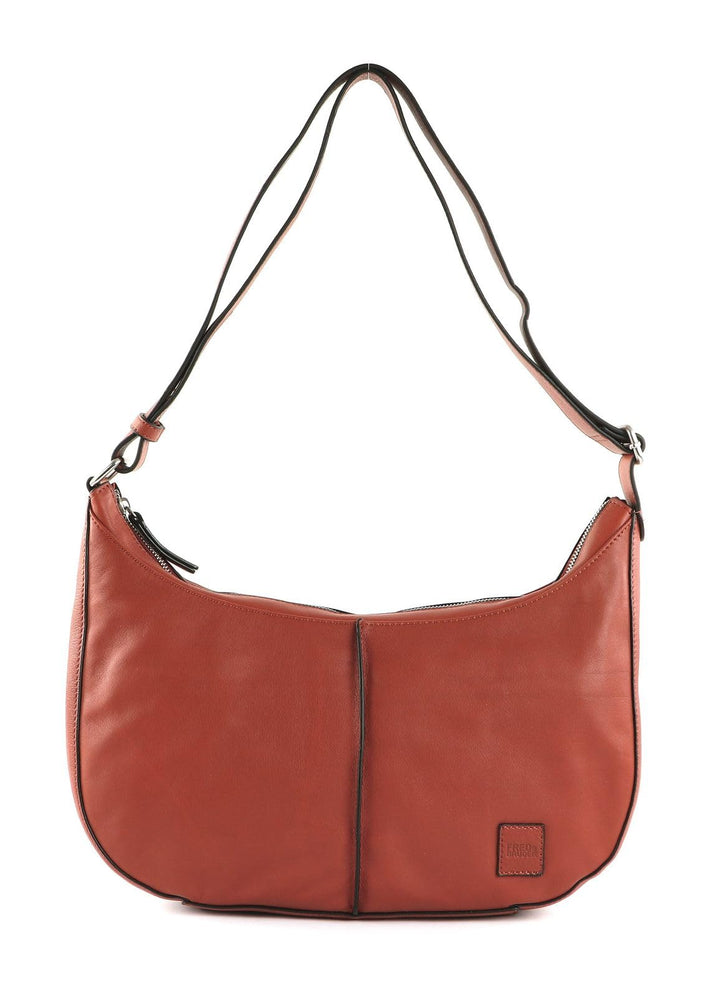 FREDsBRUDER FB Schultertasche Leder 37 cm Brick, Brick