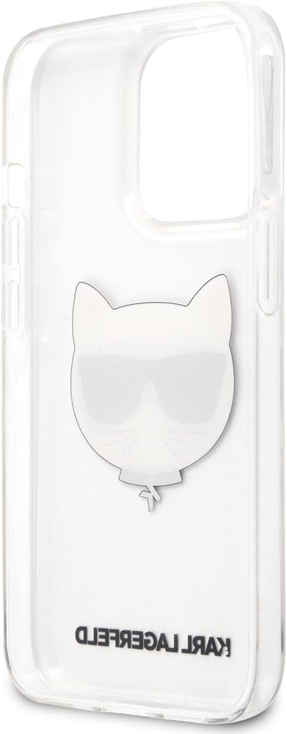 KARL LAGERFELD KLHCP13XCTR Hülle für iPhone 13 Pro Max 6,7" transparent Choupette Head