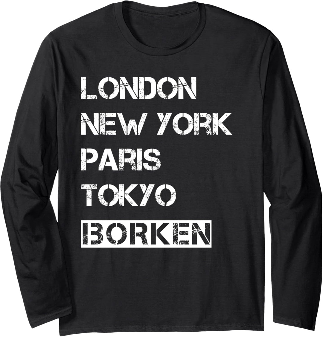 Meine Stadt! Geburtsort & Heimatliebe Borken Langarmshirt