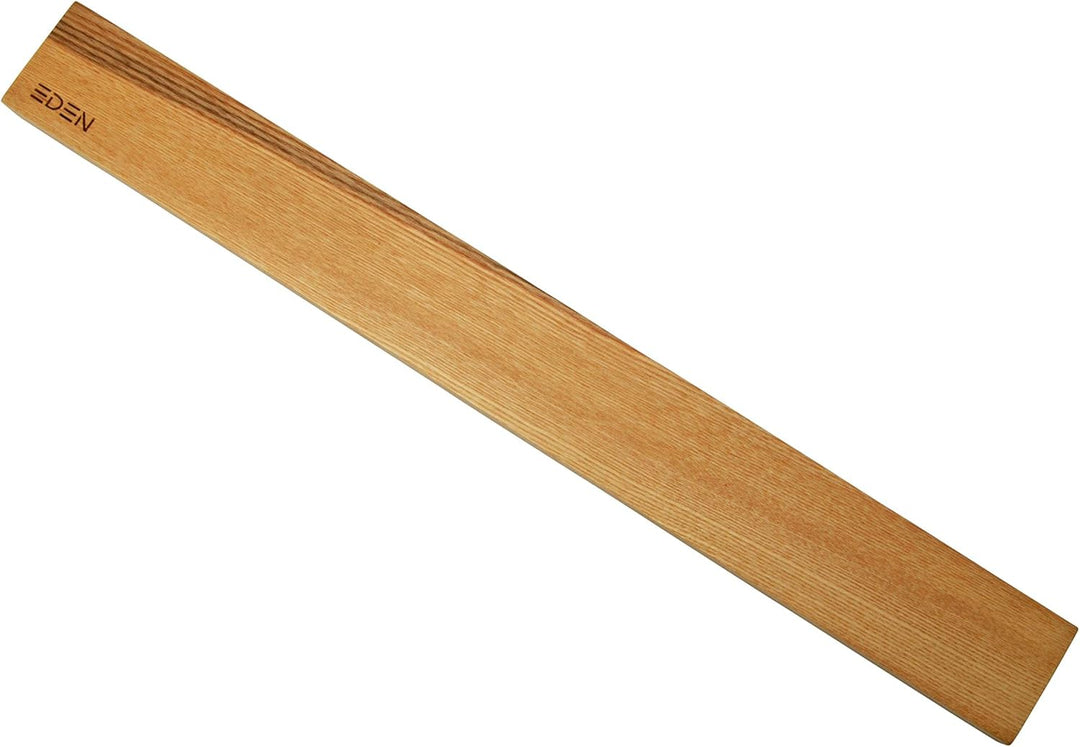 Eden Messer Magnetstreifen Eschenholz, Inklusive doppelseitigem Klebeband und Schrauben, 50 cm x 6 c