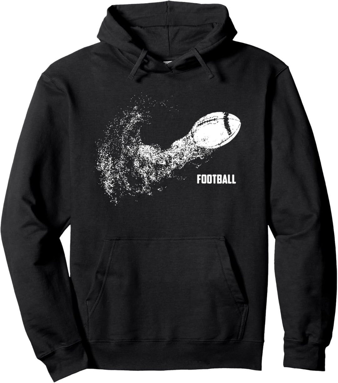 American Football Spieler Fan USA Retro Geschenkidee Pullover Hoodie