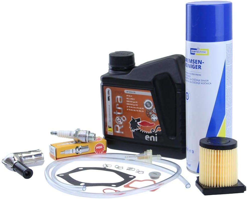 Inspektionsset Benzin Schlauch Filter Luftfilter 22mm Stecker Klassik Zündkerze NGK B6HS Öl 85er Ver
