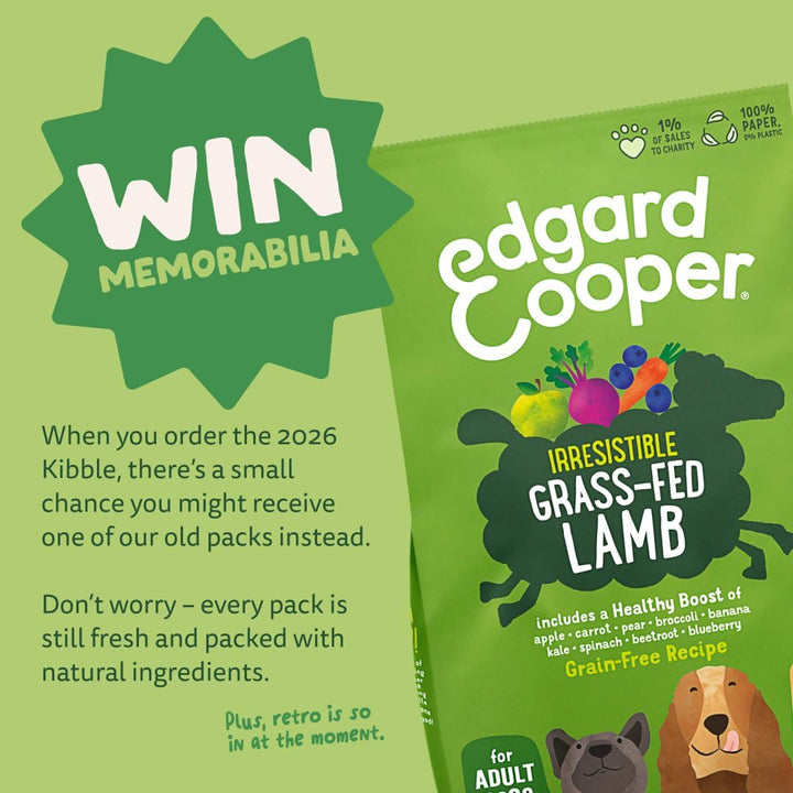 Edgard &amp; Cooper Frisches Trockenfutter für ausgewachsene Hunde (7 kg, Lamm) Lamm 7.00 kg (1er Pack),