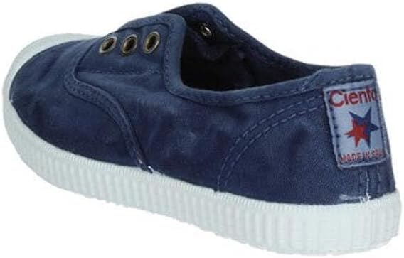 Cienta blau Unisex Schuhe elastischer Stoff 21 EU Blu Scuro, 21 EU Blu Scuro