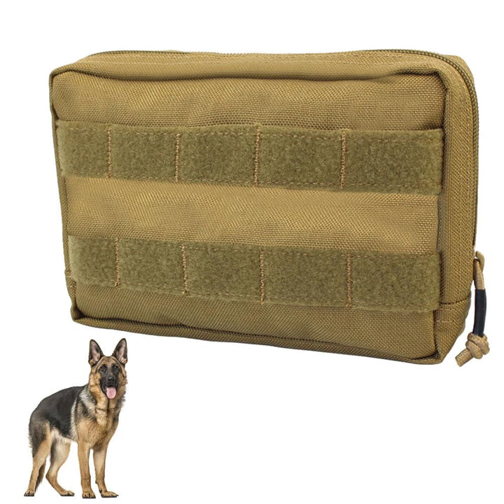 DONGKER Futterbeutel für Hunde, 1 Stuck Molle EDCTasche für Hundegeschirr, Pouch Zusatztasche für Hu