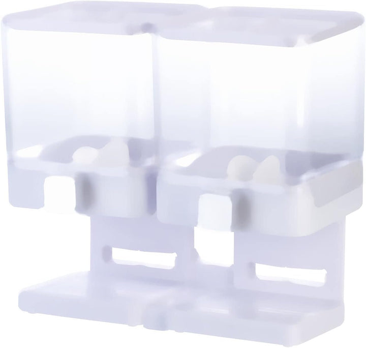 Rosenstein &amp; Söhne Müsli Aufbewahrung: Doppel-Spender für Cerealien &amp; Snacks, 33,5 x 30,5 x 16,5 cm,