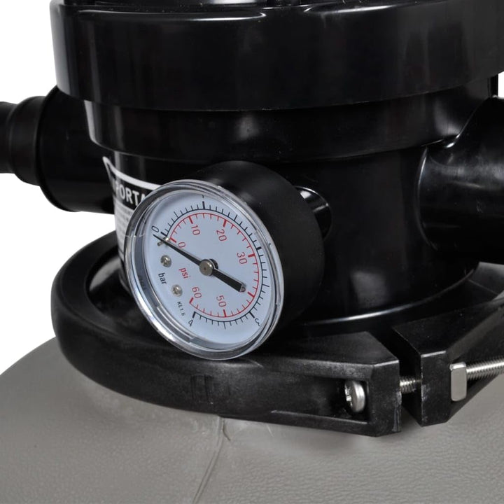 vidaXL 2x Sandfilterpumpe Sandfilteranlage Poolpumpe Filteranlage Filterkessel Wasserfilter Poolfilt