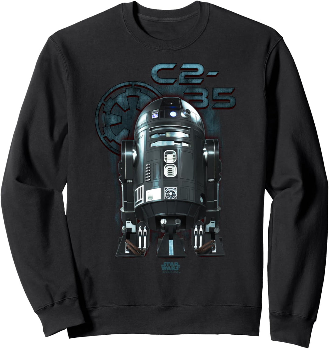 Star Wars Rouge One C2-B5 Detailed Portrait Sweatshirt