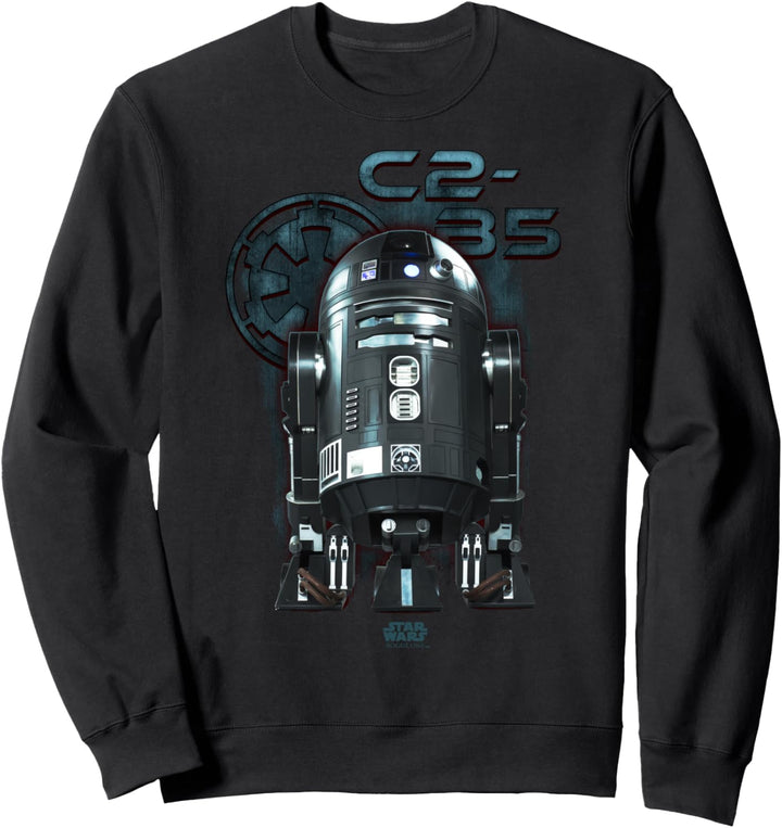 Star Wars Rouge One C2-B5 Detailed Portrait Sweatshirt