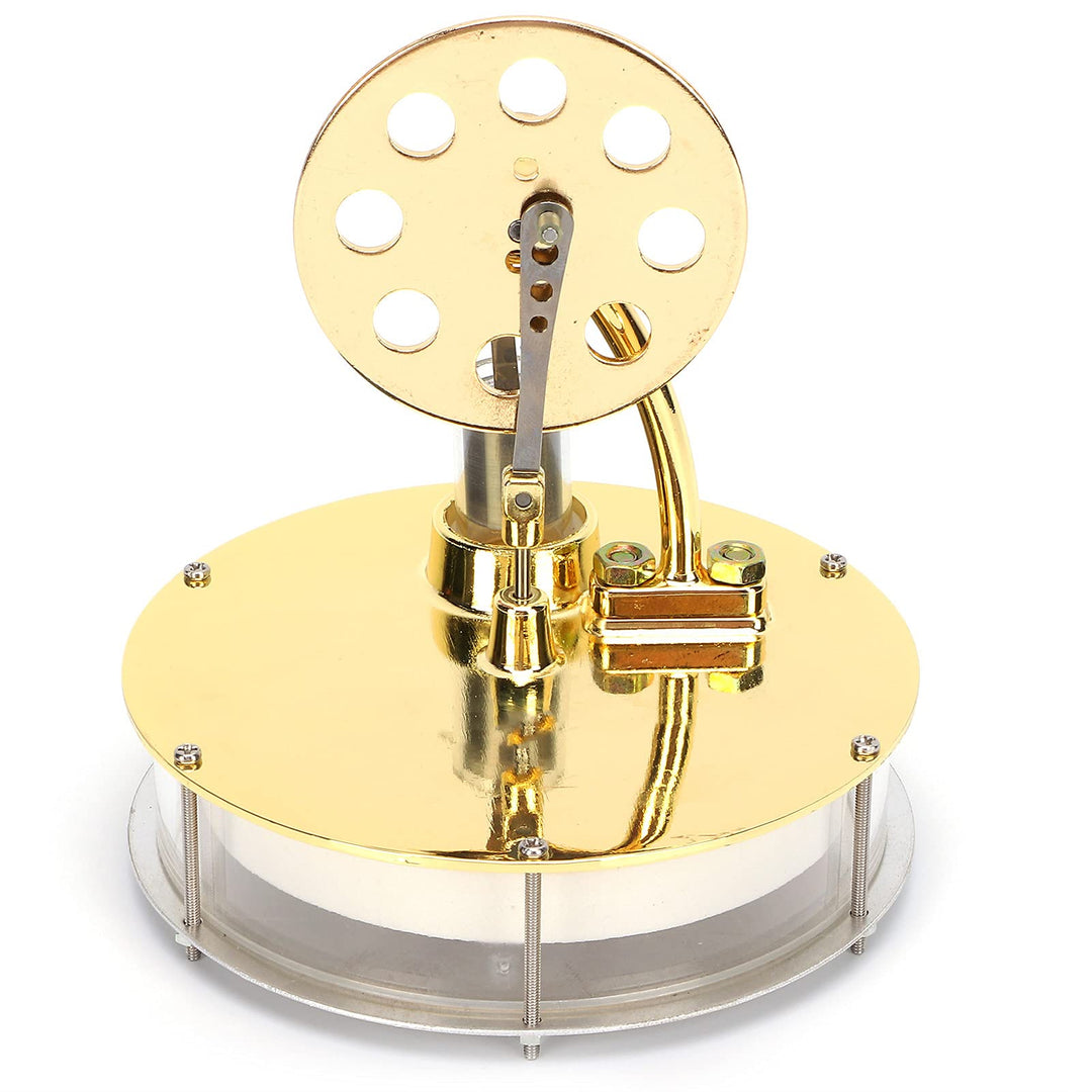 Zerodis Tieftemperatur-Stirlingmotor, Kryogener Stirlingmotor, Mini-Modell mit Zinklegierungskonstru