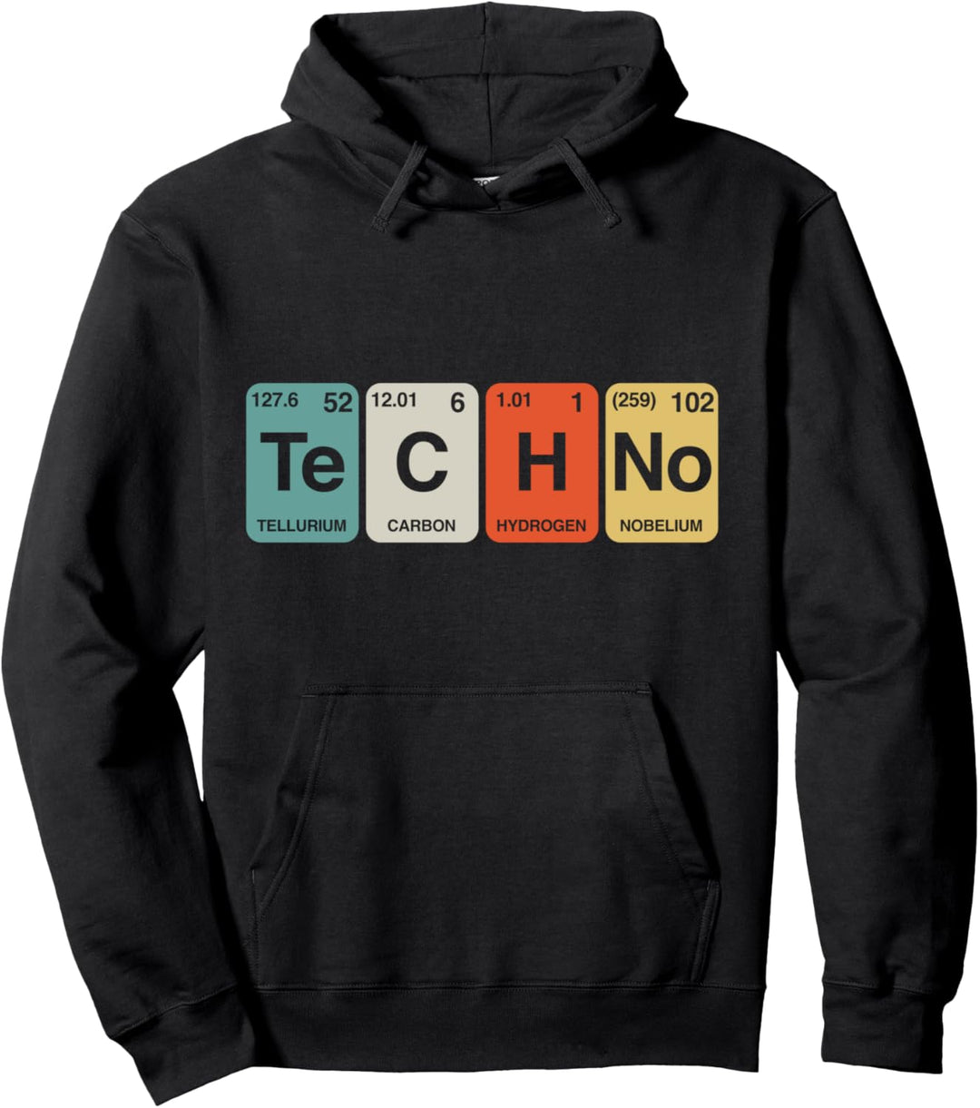 Techno Rave Raven Formel Raver Pullover Hoodie