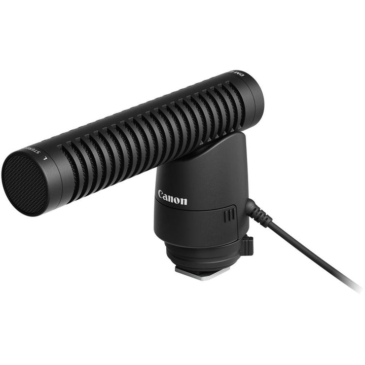 Canon DM-E1 Externes Stereo-Richtmikrofon (Mit weitem Frequenzbereich, Hoher Empfindlichkeit, Geeign
