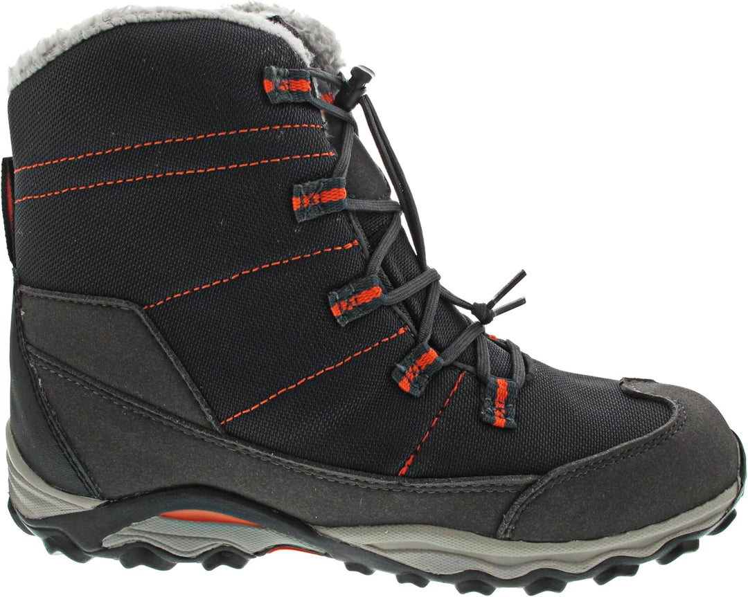 Meindl Unisex Kinder Winterstiefel Yolup Junior GTX Schneestiefel 30 EU Schwarz Orange, 30 EU Schwar
