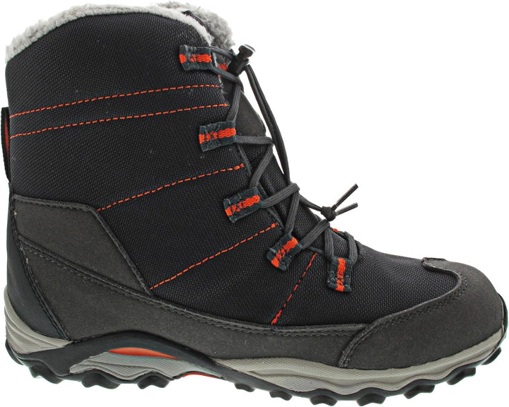 Meindl Unisex Kinder Winterstiefel Yolup Junior GTX Schneestiefel 30 EU Schwarz Orange, 30 EU Schwar