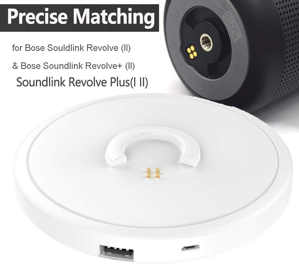 Ersatz-Ladestation für die Bose SoundLink Revolve-Ladebasis – kompatibel mit den Bluetooth-Lautsprec