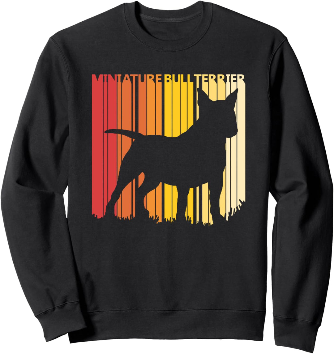 Miniature Bull Terrier Hund Sweatshirt