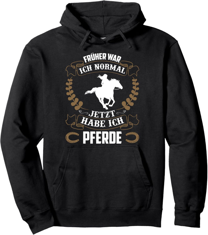 Lustige Damen Reiter Sprüche Ich Liebe Meine Pferde Pullover Hoodie