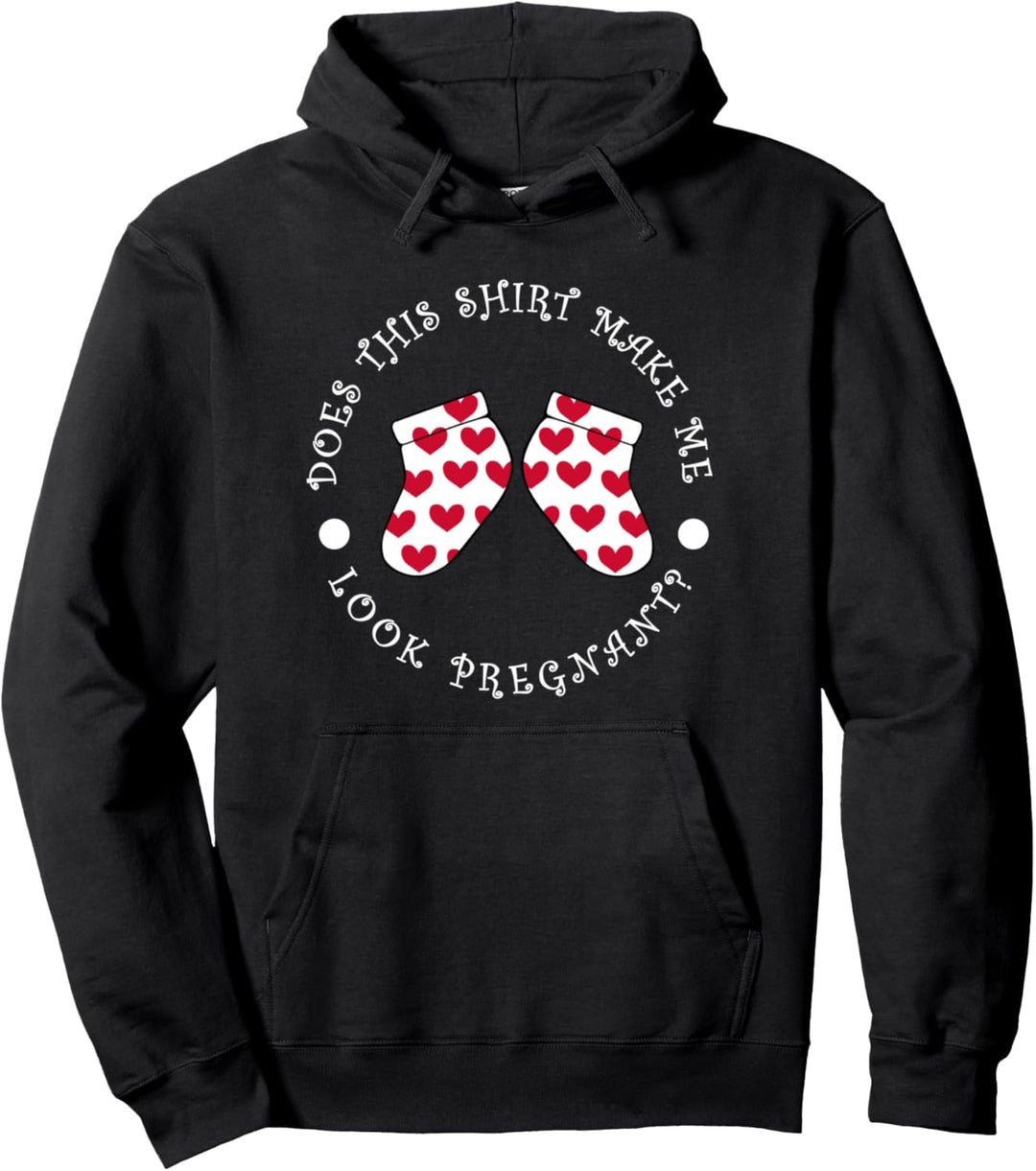 Sieht schwanger aus lustig werdende Eltern Pullover Hoodie