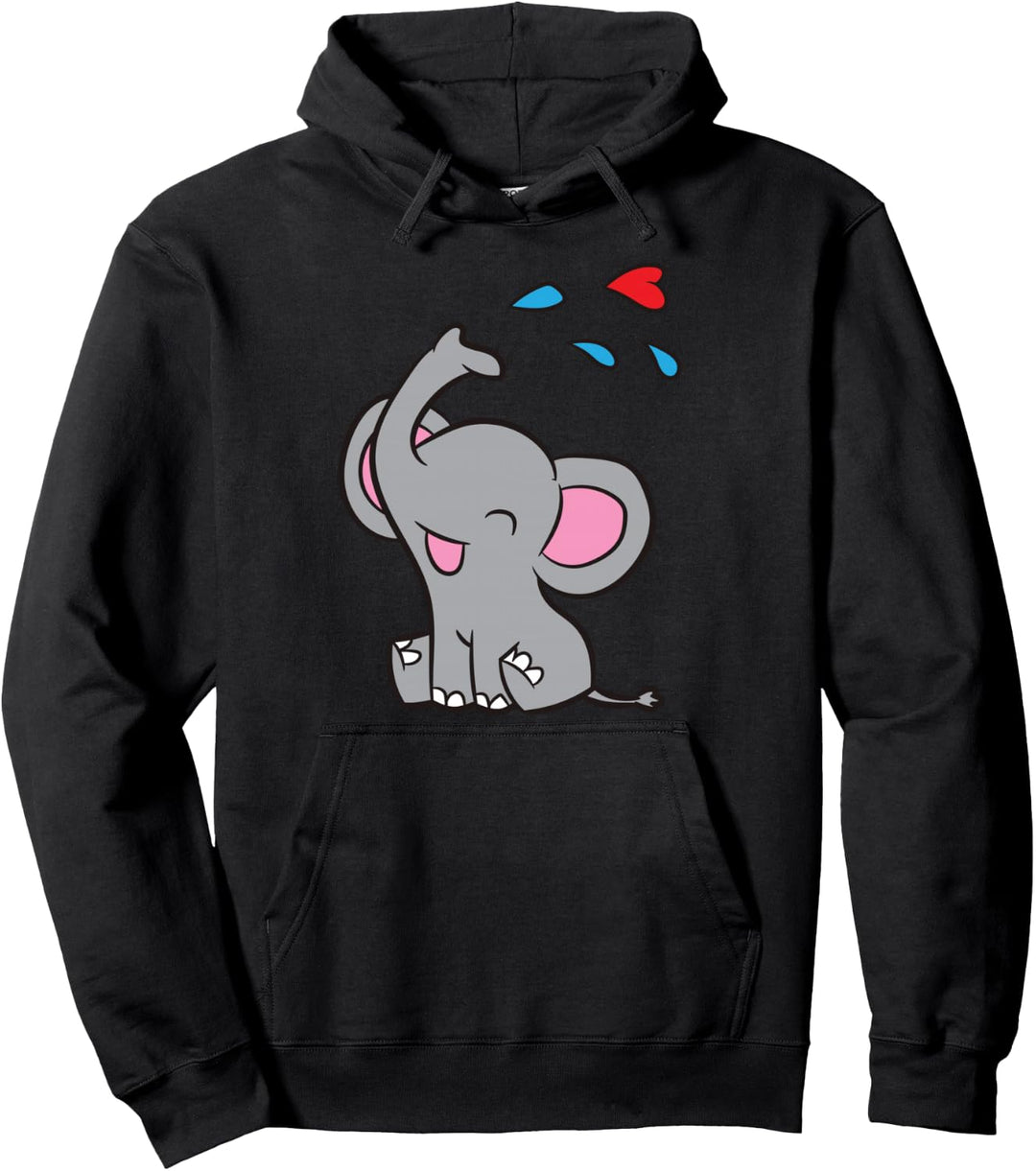 Niedlicher Elefant Jungen Mädchen Kinder Baby Elefant Pullover Hoodie