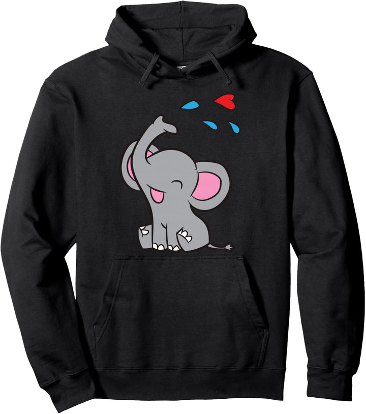 Niedlicher Elefant Jungen Mädchen Kinder Baby Elefant Pullover Hoodie