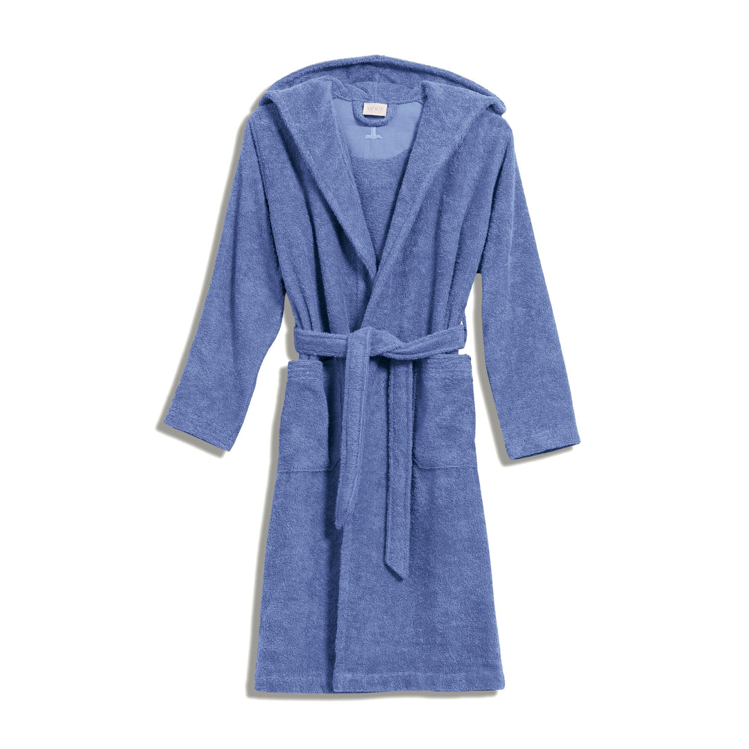 Möve Unisex Kinder Superwuschel Kapuzenmantel Kids & Teens Kapuzenmantel (1er Pack) 152 cornflower,