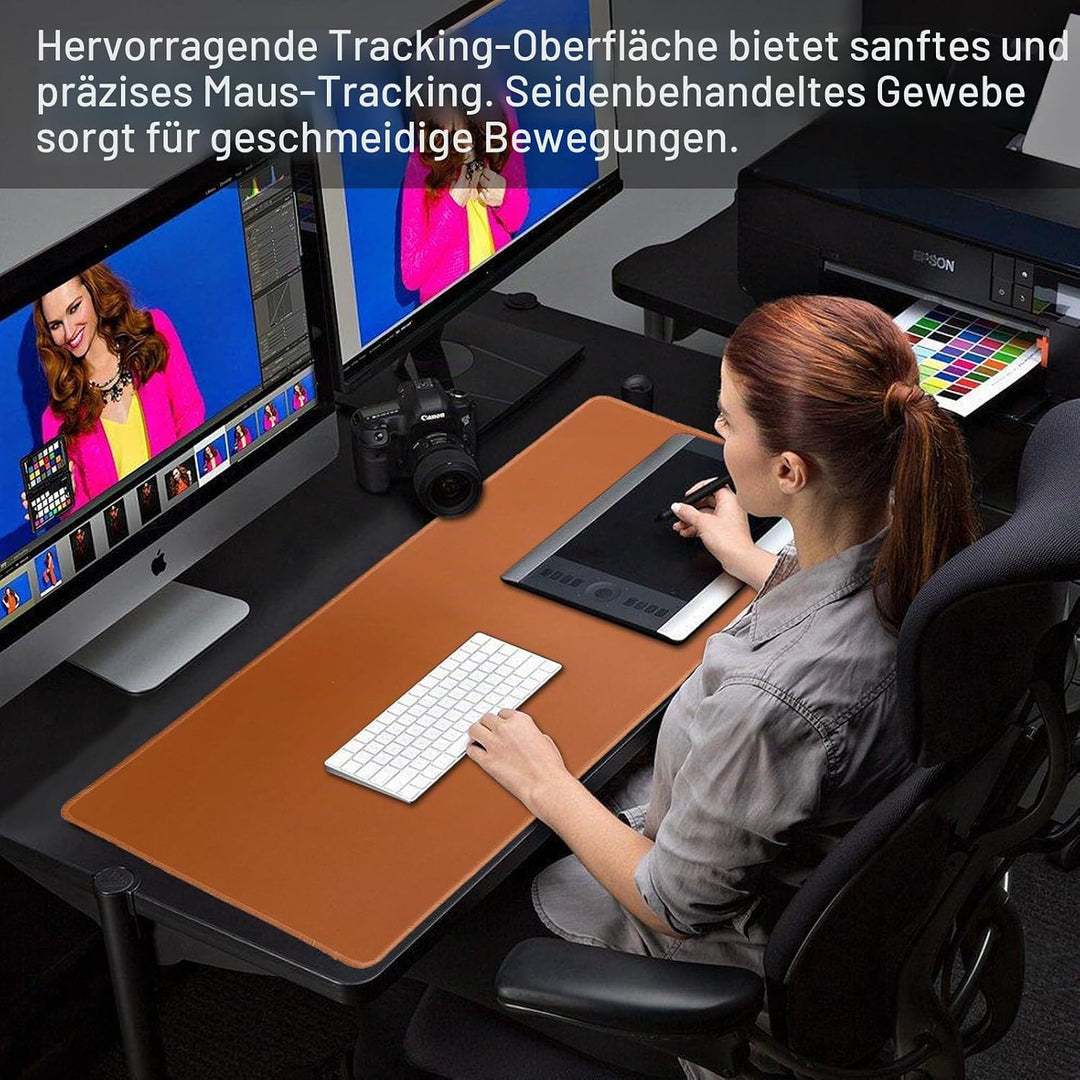 grosse Gaming-Mauspad,rutschfeste Gummibasis,[70x30cm] Computer-Schreibtischmatte für PC,Mac,Laptop